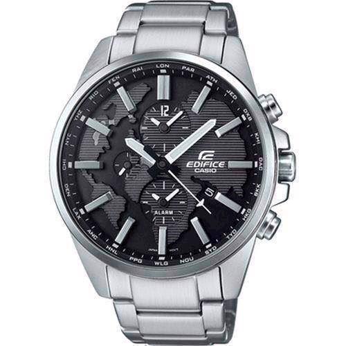 Image of Edifice mat rustfri stål quartz multifunktion (5495) Herre ur fra Casio, ETD-300D-1AVUEF